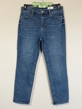 Cosmic Blue Love Straight-Leg Women’s Jeans in Medium Blue, size 31